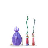 Silang Pineapple Mini Bag with 2 pcs. Baba Bag Charm
